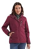 Killtec Damen Funktionsjacke Mit Abzippbarer Kapuze Nira, pflaume, 38, 32262-000