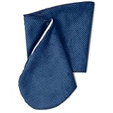 Amilian Stillkissenbezug 170 cm - Ersatzbezug für Stillkissen; Seitenschläferkissen – Kissenbezug mit Reißverschluss - waschbar; weich - Bezug für Schwangerschaftskissen - Mitternachtsblau