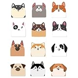 12x/set Kleine Klebrige Note Selbstklebende Memos Pad Cartoon Hunde Post Notieren Klebrige Memos Pad Geschenk Für Kühlschränke