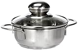 Krüger 2212GL Bratentopf Saturn, 12 cm, Edelstahl
