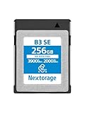 Nextorage CFexpress 4.0 Typ B Karte 256GB, japanische speicherkarte datenspeicher CF Express Type B, Kamera Zubehör für Sony/Nikon/Canon/Panasonic/Fujifilm, B3SE NX-B3SE256G