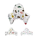 Sitzverkleinerer für Hochstuhl – Kissen für Antilop Hochstuhl und Holzhochstühle, Weiches Aufblasbares Sitzkissen mit Abnehmbarem Bezug, Beidseitig Nutzbar, Komfortable Stuhleinlage für Babys