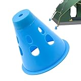 Warnung für Zeltnägel, Warnung für Zeltnägel, Zeltnagel-Abdeckung – für Fall-Nägel, tragbare wasserdichte Nagelabdeckung mit Heringen für E