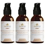 bedrop Manuka Repair Handcream/feuchtigkeitsspendende Handcreme mit Manuka Honig, Propolis & Vitamin A, auch bei beanspruchte & gerissene Hände anwendbar - (3x 25ml Sparset)