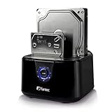 FANTEC DS-X2U3-Glanz. Die FANTEC DS-X2U3-Glanz Klon & Dockingstation ist geeignet für 2X 6,35cm (2,5') und/oder 2x8,89cm (3,5') SATA I/II/III Festplatten und SSDs., 2494, schwarz