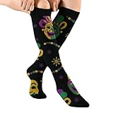 Generisch Niedliche, gestrickte Socken mit Tiermotiven, mittellange Socken Halterlose Strümpfe Größe 56 (Dark Purple, One Size)