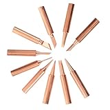 POPETPOP 1 Satz Lötspitzen-set Schweißen Bausatz Tipp Lötkolbenspitzen Usb Lötkolben Spitze Für Lötkolben Lötzubehör Lötset Schweißspitze Zum Gaslöten Kupfer 10 Stück
