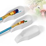 Magicfour Silikon-Pinselhalter für Aquarell-, Öl-, Acryl-Malpinsel, 3 Stück, Künstlerpinselhalter, Organizer-Lösung für Malzubehör, platzsparendes Design