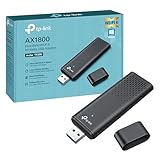 TP-Link Archer TX20U WLAN Stick Für PC, 𝐖𝐢𝐅𝐢 𝟔 AX1800 Dual Band, nur Kompatibel mit Windows 11/10, USB 3.0, MU-MIMO, OFDMA, WPA3-Verschlüsselung