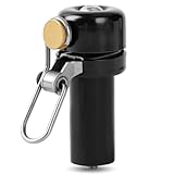 Rennrad Klingel Lenkerstopfen - Fahrradklingel Rennrad | 100db Fahrradklingel Rennradlenker fur 22,2mm Lenker - Mini Laut Rennrad klingel Fahrrad Glocke als Lenker Endkappen - patent Protection