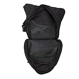YARNOW 1 Stück Motorrad gürteltasche Fahrrad Weste Motorrad beintasche Taille fit Outdoor Gear motorradzubehör Camping Bag Purse Motorrad Hüfttasche wasserdichte Handytasche Oxford Black