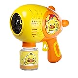 Kinder Seifenblasenmaschine - Gelbe Ente Elektrische Seifenblasenmaschine - Outdoor Strandspielzeug Für Gartenpartys, Sommeraktivitäten Und Sensorisches Spielen