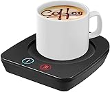 Tassenwärmer Kaffeewärmer mit 3 Temperatureinstellungen,Getränkewärmer mit Automatischer Abschaltung nach 4 Stunden für Büro,Hausgebrauch