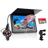 KAOLALI Fischfinder, Unterwasserkamera Angeln mit 7 Zoll IPS Display, 5600mAh Akku, 32 GB Speicherkarte, 20M Kabel, IP68 Wasserdicht Fish Finder Kamera, für Meeresangeln Fluss Angeln Eisfischen