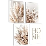 Boho Bilder Set Poster Boho Deko Set Bilder Wanddeko Abstrakte Bilder Poster Aesthetic Bilderset Yoga Wandbilder Wohnzimmer Blumen