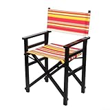 Zeroupshop Canvas Sitzbezüge Ersatz für Outdoor Garten für Regiestühle Abdeckung Leinwand Sitzbezüge (mehrfarbig)