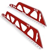 PAYA Säbelsägeblätter 2x Abbruch-Sägeblätter für Säbelsäge(305mm & 455mm) - Hartmetall Carbide Spezialblätter für Porenbeton, Hohlblocksteine & Mauerwerk Vibrationsarm PY1501&1502