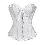 TYUIOP korsett damen bauchweg stark formend body shapewear unterbrust braun top orange weiß bauchweggürtel