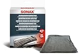 SONAX MicrofaserTrockenTuch Plus (1 Stück) im Großformat zur perfekten, streifenfreien Trocknung von Fahrzeugen | Art-Nr. 04512000