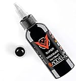 DLD Tattoo Color Black Professional Tribal Liner Outline Permanent Black Tattoo Ink 60ml Set Hochwertige Körperfarbe Microblade Pigment für Tätowierer – Vegan （2oz）60ML