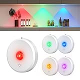 MEKKLEON Bilderleuchten für die Wand Kabellos(White, 5 PACK)