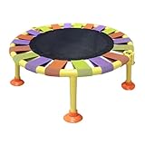Kleines Trampolin – Faltbares Trampolin | Leiser Trampolin-Rebounder mit 75 kg Tragkraft | Workout Rebounder Trampolin zum Spielen und Workout | Gartentrampolin rund