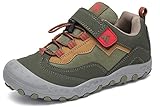Mishansha Wanderschuhe Kinder Sports Sneaker Mädchen Laufschuhe Leicht Turnschuhe Outdoor Trekkingschuhe Grün 37
