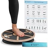 NAMASTE Sports® Balance Board - Rutschfester Gleichgewichtstrainer zur Verbesserung der Balance I Wackelbrett für Ganzkörpertraining I Balance Board für Erwachsene, Jugendliche & Kinder