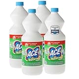 PUFAI Bundle – Bleichmittel Frühling – 1 Liter, 4er Pack | Kraftvolle Reinigung & Frischer Duft