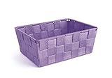 Excelsa Cross Korb 21x16x8,5cm in lila, Polypropylen, 21 x 16 x 8.5 cm
