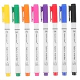Operitacx 8st Graffiti-stift Zum Ausmalen Punkt Trocken Abwischbare Marker Mit Feiner Spitze Farbstift Pastell Filzstifte Expo-marker Steppmaschine Markierungen Etiketten Weiß Plastik