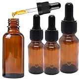 Apothekerflasche,Pipettenflasche,Pipettenflasche Glas,Apothekerflasche Braun,Apothekerflasche Pipette,Pipettenflasche Braunglas,Mini Pipettenflasche,für Ätherische Öl,Parfümöle,1 x 10 ml,2 x 5 ml
