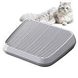Katzenstreu-Rampe, Katzenstreu-Fänger-Rampenbox – Doppellagiges Tablett mit Filterfunktion, Anti-Tracking, erhöhtes Kätzchenzubehör für Innen- und Außentreppen, Sofas
