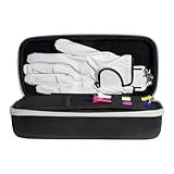 Generisch Golfhandschuh-Halter - Organizer-Etui mit Aufbewahrungsfächern für Golfer - Tragbare Aufbewahrungslösung für Pitchgabeln Tees Ballmarker Zubehör