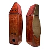 Generic Craftsmen 30,5 cm Drei-Wege-Lautsprecher, Birkensperrholz, Labyrinth-Struktur, leere Schrankbox, DIY, HiFi, ISIS, Akustikschale, Rot