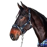 ESKADRON CONTROL Halfter inkl. Führkette -navy-
