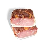 Schwarzwald Metzgerei – Schwarzwälder Schinken 2x 500gr am Stück mit herzhaft rauchigem Aroma – Räucherschinken nach Schwarzwälder Tradition über Tannenreisig und Tannenholz kaltgeräuchert
