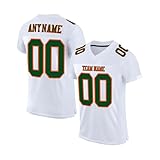 Football Kostüm Herren Trikot mit Eigenem Namen Trikot Selber Gestalten Personalisiertes T-Shirt American Football Trikot Trikot Herren T-Shirt Personalisiert American Football
