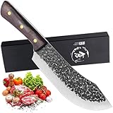 JASON 30cm Profi Fleischmesser Scharfes Küchenmesser Kochmesser Grillmesser Hackmesser für das Grillen Camping Outdoor-Aktivitäten