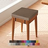Kimgull Quadratisch Sitzkissen Schlossfixierung Bodenkissen Quadrat Barhocker-Kissen Square Stuhlkissen Stuhlauflage Sitzkissen Abnehmbar und Waschbar RutschfestesColor#17 55 X 55 X 15CM