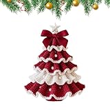 Generisch Häkelset für Anfänger, Weihnachtsbaum-Strickset – Kunsthandwerk für Männer, Kollegen, Freunde, Enthusiasten, Bastler, Familienmitglieder, Partydekoration
