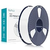 SUNLU PLA Plus 3D Drucker Filament, PLA+ Filament 1.75mm, sauber gewickeltes Filament, robustes 3D Filament, kompatibel mit 3D FDM Druckern, Maßgenauigkeit +/- 0.02 mm, 1kgSpule(2.2Pfund), Weiß