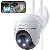 ieGeek 2K Überwachungskamera Aussen WLAN, PTZ Outdoor IP Kamera überwachung außen, WiFi Dome Camera mit Farbiger Nachsicht, Bewegungserkennung,Mensch Bewegungsmelder, Zwei-Wege-Audio