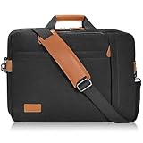 ESTARER Laptoptasche/Umhängetasche 17 Zoll Umwandelbar Rucksack, Business Tasche für Büro/Schule/Reisen