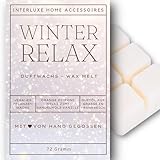 Interluxe Duftwachswürfel Duftwachsblock Duft Duftnote Duftrichtung Winter Relax angenehm duftend Waxmelt 100% pflanzlich Duftwachs Wachs mit Duftöl