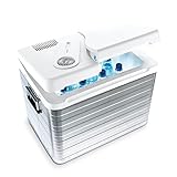 Mobicool MQ40A elektrische Kühlbox, Aluminium, MQ40A, Mini-Kühlschrank für Auto, Arbeit, LKW und Campingplatz