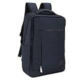 SALUTUYA Laptop-Rucksack, Reiserucksack mit großem Fassungsvermögen, rutschfest, wasserdicht, für Geschäftsleute auf Reisen(Dunkelblau)