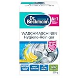 Dr. Beckmann Waschmaschinen Hygiene-Reiniger | Maschinenreiniger mit Aktivkohle | entfernt unangenehme Gerüche | 250 g