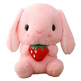 Xiyocadt Hase Plüschtier,Superweich Plüschhase, Osterkaninchen Plüschhase,Plüsch Kissen, für Kinder Mädchen GeburtstagGeschenke,Kuscheltier Hase aus Süße Lange Karotten Rabbit (22cm,D)