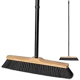 Hausfelder Rosshaar-Mix Zimmerbesen mit Stiel, Besen fein, weich, stark staubbindend Holz Stubenbesen (40 cm)